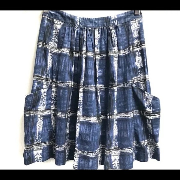 Lil Anthropologie Bow Full Pleated Skirt 6 🦋 - Picture 4 of 4